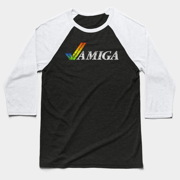 Amiga Baseball T-Shirt by MindsparkCreative